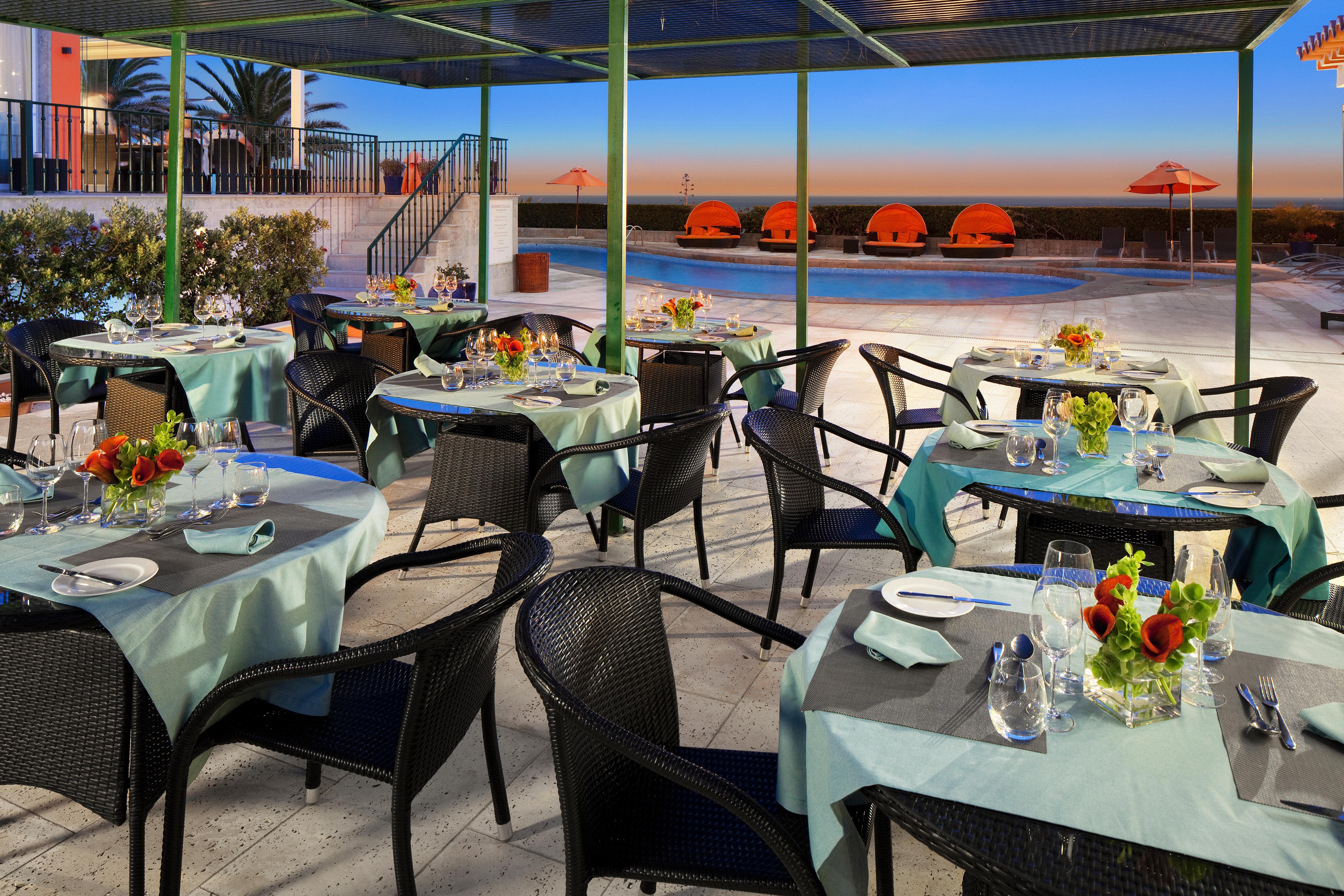 فندق سنهورا دا جويا كاسكايس البوتيكي المظهر الخارجي الصورة The poolside restaurant